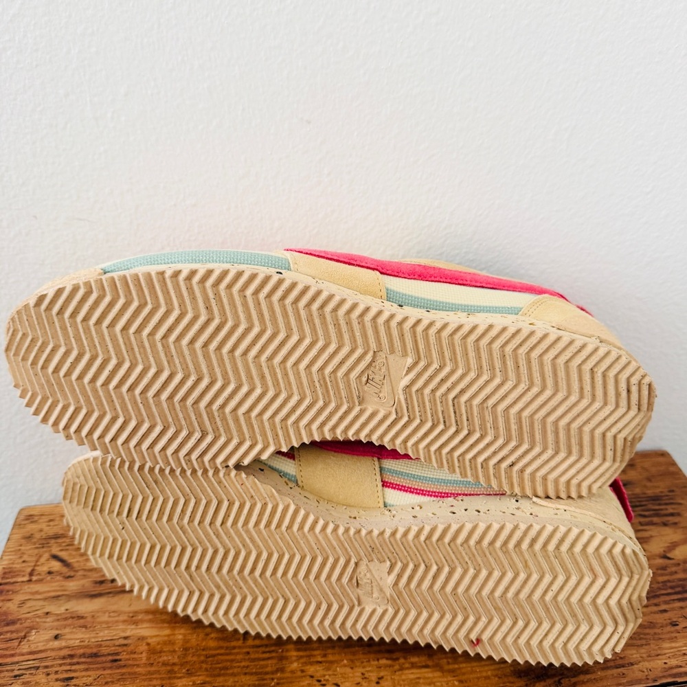 Nike x Union Cortez Collab Sneaker Shoes Cork Like Bottom Pink Blue - Picture 10 of 10